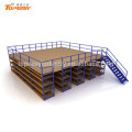 heavy duty iron mezzanine rack for warehouse storage